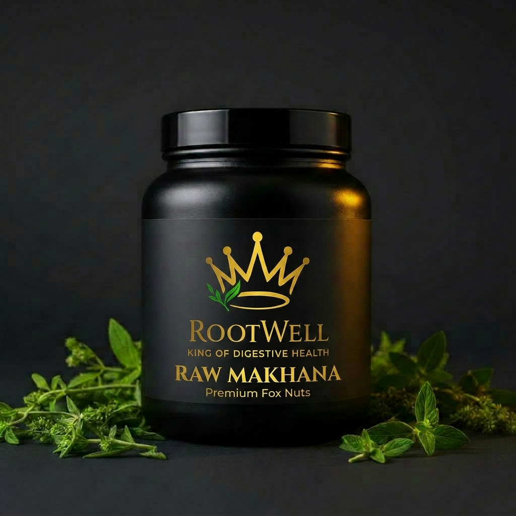 RootWell raw plain makhana foxnuts premium pouch