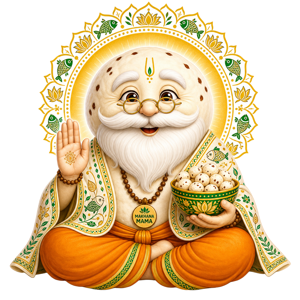 Makhana Mama mascot